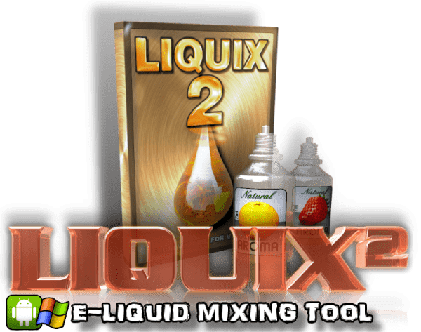 Liquix e-Liquid Rechner Calculator Vape Vaping Mix Mixing Tool Dampf Dampfer Dampfe Liquid mischen Android Windows